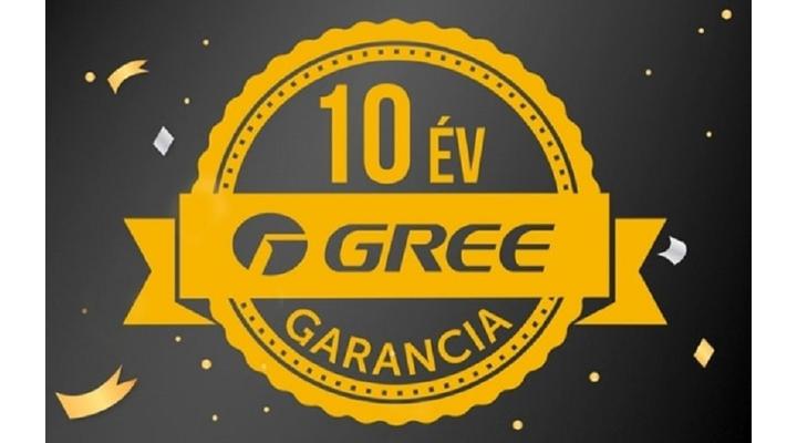 10 év kiterjesztett jótállás minden Gree készülékre